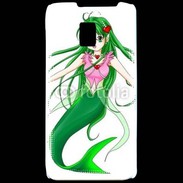 Coque LG P990 Fille manga verte