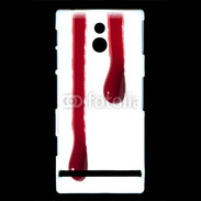 Coque Sony Xperia U Gouttes de sang