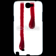 Coque Samsung Galaxy Note 2 Gouttes de sang