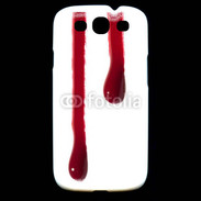 Coque Samsung Galaxy S3 Gouttes de sang