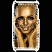 Coque iPhone 3G / 3GS Femme couleur or