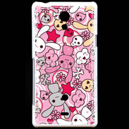Coque Sony Xperia T Lapin crétin