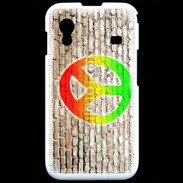 Coque Samsung ACE S5830 Peace and love graffiti