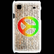 Coque Samsung Galaxy S Peace and love graffiti