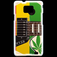 Coque Samsung Galaxy S2 Guitare Reggae