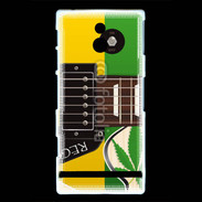 Coque Sony Xperia U Guitare Reggae
