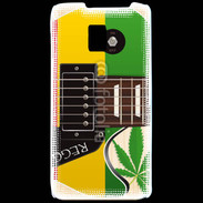 Coque LG P990 Guitare Reggae