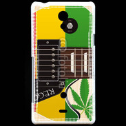 Coque Sony Xperia T Guitare Reggae