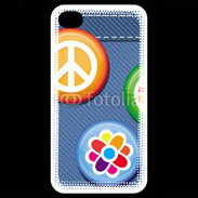 Coque iPhone 4 / iPhone 4S Hippies jean's