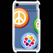 Coque iPhone 3G / 3GS Hippies jean's