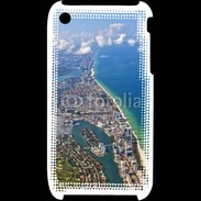 Coque iPhone 3G / 3GS Vue aérienne de la cote de Miami