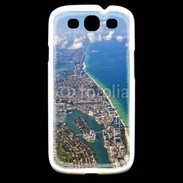 Coque Samsung Galaxy S3 Vue aérienne de la cote de Miami