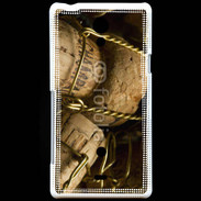 Coque Sony Xperia T Bouchon de champagne