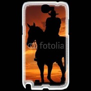 Coque Samsung Galaxy Note 2 Silhouette de cowboy