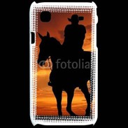 Coque Samsung Galaxy S Silhouette de cowboy