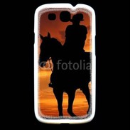 Coque Samsung Galaxy S3 Silhouette de cowboy