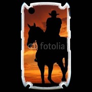 Coque Black Berry 8520 Silhouette de cowboy