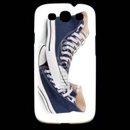 Coque Samsung Galaxy S3 Paire de converse bleue