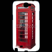 Coque Samsung Galaxy Note 2 Cabine téléphonique rouge