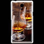 Coque Sony Xperia T Verre de cognac