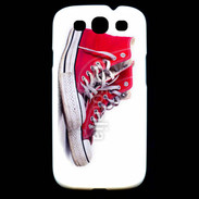 Coque Samsung Galaxy S3 Chaussure Converse rouge