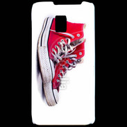 Coque LG P990 Chaussure Converse rouge