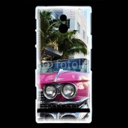 Coque Sony Xperia U Voiture rétro à Miami
