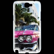 Coque Samsung Galaxy Note 2 Voiture rétro à Miami