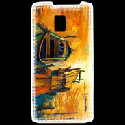 Coque LG P990 Peinture de bateau