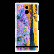 Coque Sony Xperia U Champs de lavande