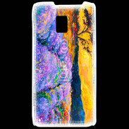 Coque LG P990 Champs de lavande