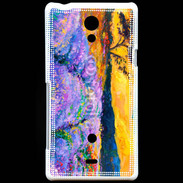 Coque Sony Xperia T Champs de lavande