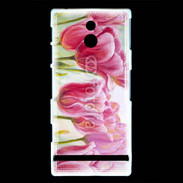 Coque Sony Xperia U Tulipes