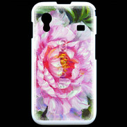 Coque Samsung ACE S5830 Fleur en peinture