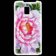 Coque LG P990 Fleur en peinture