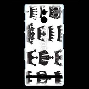 Coque Sony Xperia U Collection de couronnes de Roi