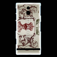 Coque Sony Xperia U Moyen âge 1