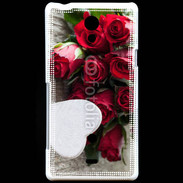 Coque Sony Xperia T Bouquet de rose