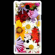 Coque Sony Xperia T Belles fleurs