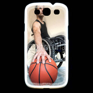 Coque Samsung Galaxy S3 Joueur de basket en fauteuil
