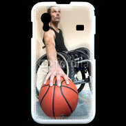 Coque Samsung ACE S5830 Joueur de basket en fauteuil