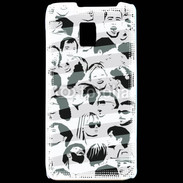 Coque LG P990 Multi visages