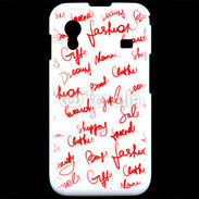 Coque Samsung ACE S5830 Fashion mots