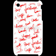 Coque iPhone 3G / 3GS Fashion mots