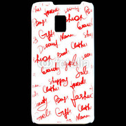 Coque LG P990 Fashion mots