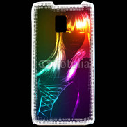 Coque LG P990 Fashion femme en discothèque