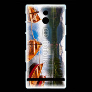 Coque Sony Xperia U Lac de montagne