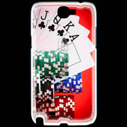Coque Samsung Galaxy Note 2 Passion du poker 2