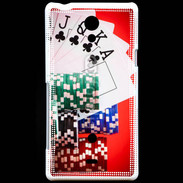 Coque Sony Xperia T Passion du poker 2