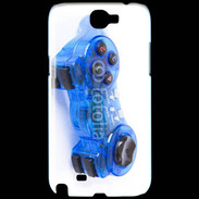 Coque Samsung Galaxy Note 2 Manette de jeux bleue